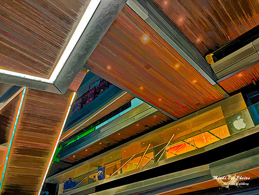 Brickell City Center Wood Roof Limited Edition Photo Art By Alan Goldberg