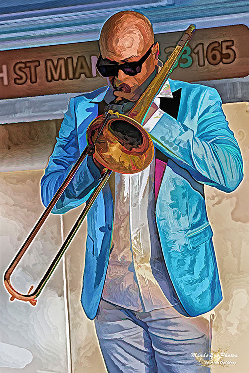 Julio Montalvo In Acrylic. Performers As Art Collection By Alan Goldberg Photo