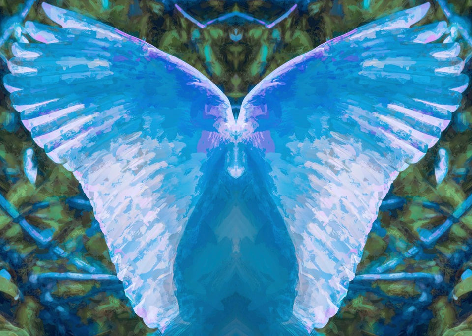 Blue Angel Wings
