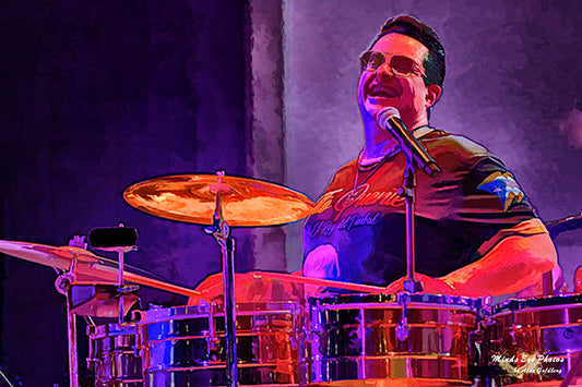 Tito Puente Jr. In Acrylic By Alan Goldberg Photo Art