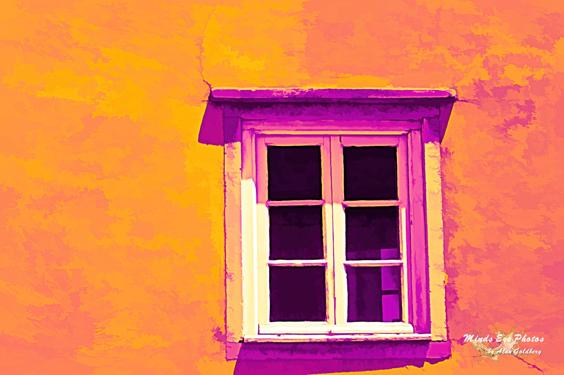’Sintra Window (Portugal) In Acrylic’ Limited Edition Photo Art By Alan Goldberg