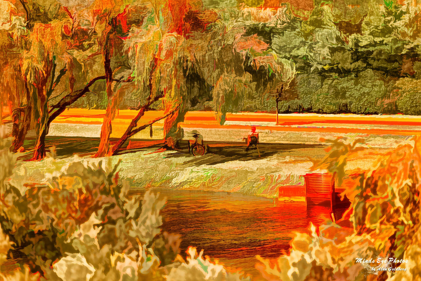 Summer Fishin’ In Acrylic Limited Edition Photo Art By Alan Goldberg