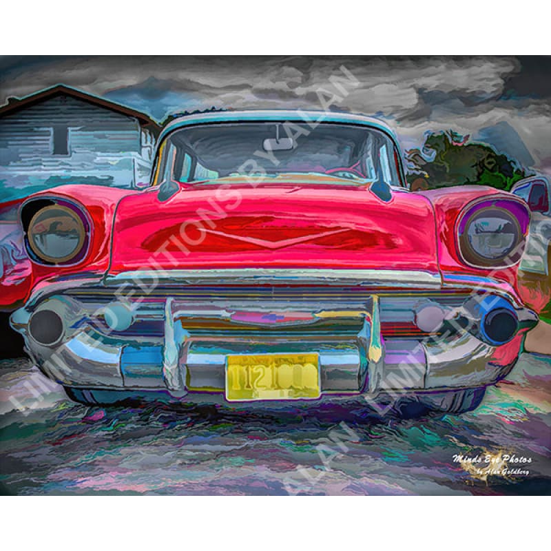 57 Chevy Bel Aire Limited Edition Photo Art By Alan Goldberg