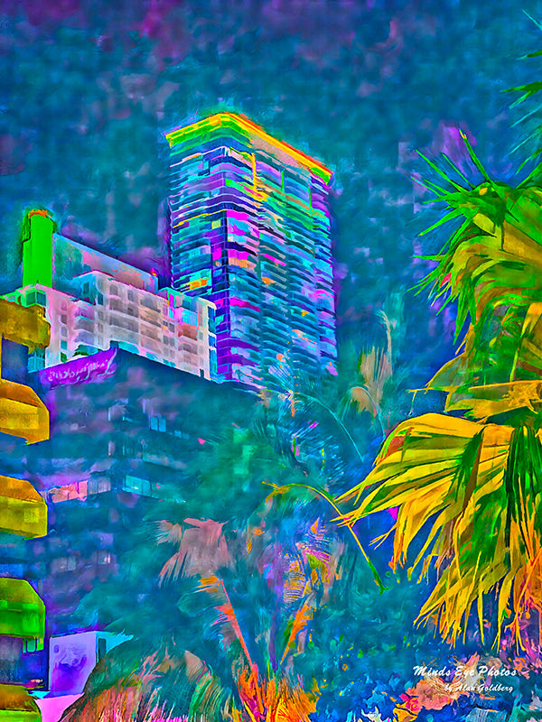 A View From Brickell City Center #3 Limited Edition Photo Art By Alan Goldberg