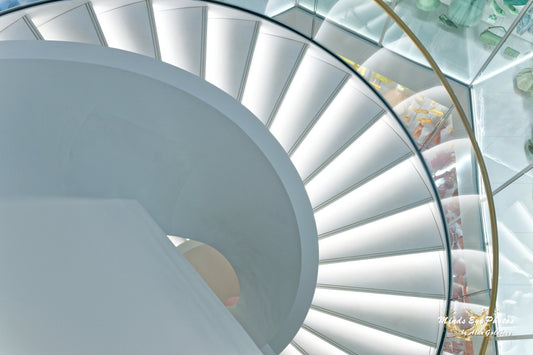 Dior Museum Circular Stair #1 Limited Edition Photos & Photo Art By Alan Goldberg