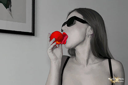 ’Eat A Peach’ Mature Collection - Limited Edition Photo Art By Alan Goldberg