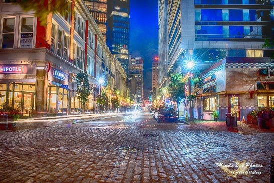 From Market Square Pittsburgh At Night Limited Edition Photo By Alan Goldberg