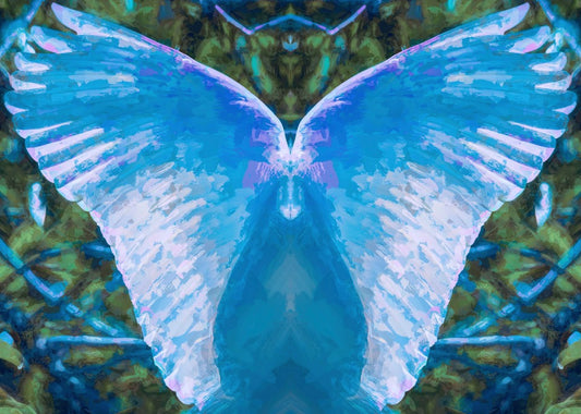 Blue Angel Wings