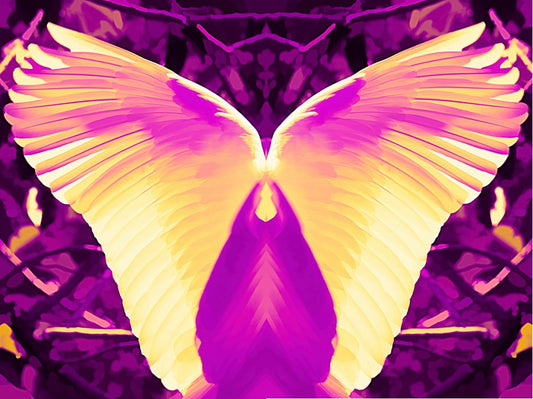 Amethyst Angel Wings