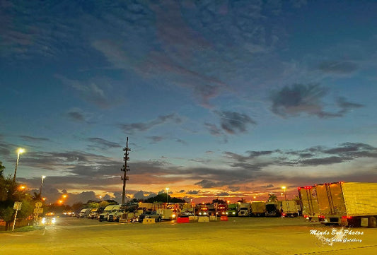 Trucks At Dawn Limited Edition Photo By Alan Goldberg