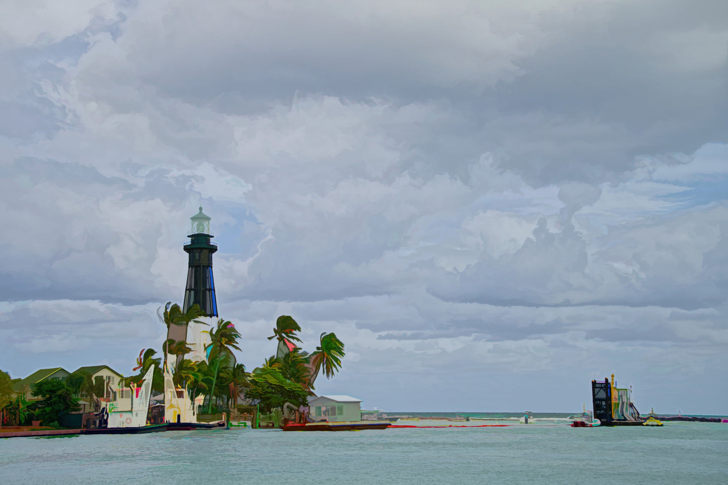 Hillsboro Lighthouse and Inlet #2B