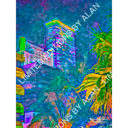 A View From Brickell City Center #3 Limited Edition Photo Art By Alan Goldberg