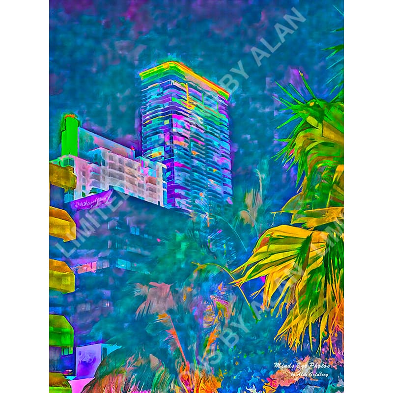 A View From Brickell City Center #3 Limited Edition Photo Art By Alan Goldberg