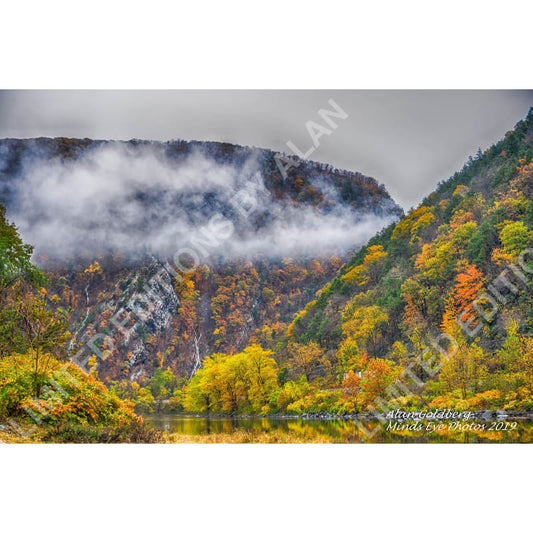 Autumn At The Delaware Water Gap Limited Edition Photo By Alan Goldberg