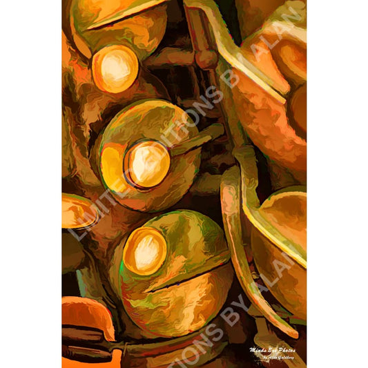 ’Golden Sax’ - Limited Edition Photo Art By Alan Goldberg