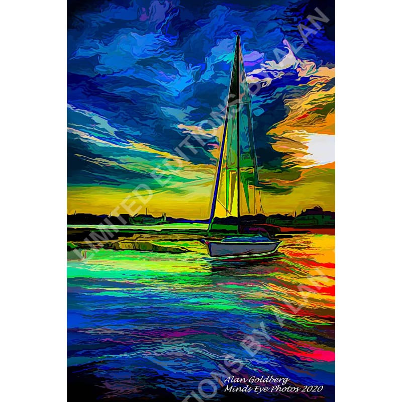 Limited Edition From Daves Yacht Acrylic Look Photo Art By Alan Goldberg