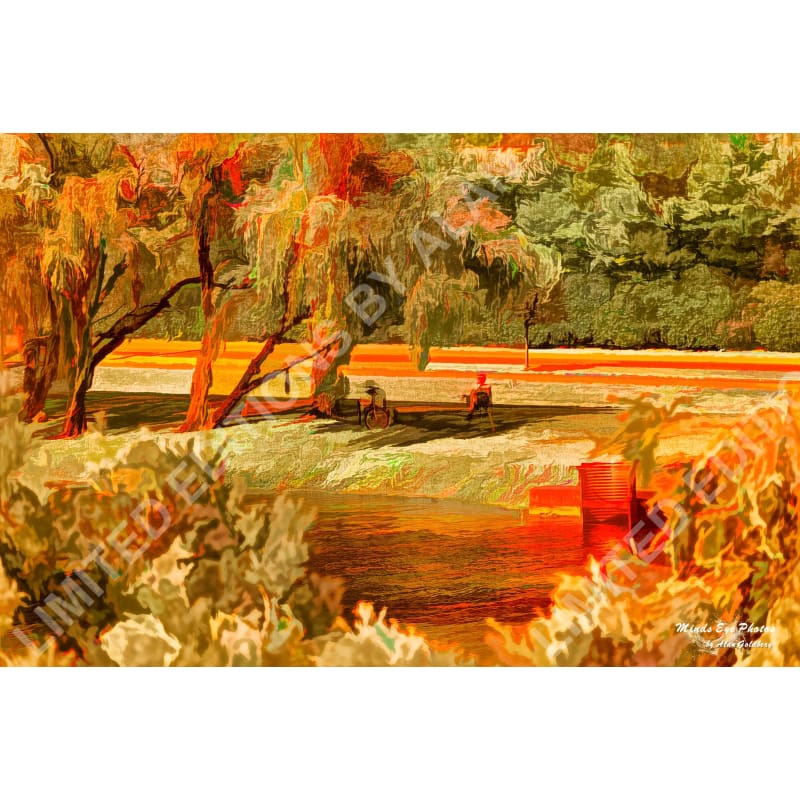 Summer Fishin’ In Acrylic Limited Edition Photo Art By Alan Goldberg