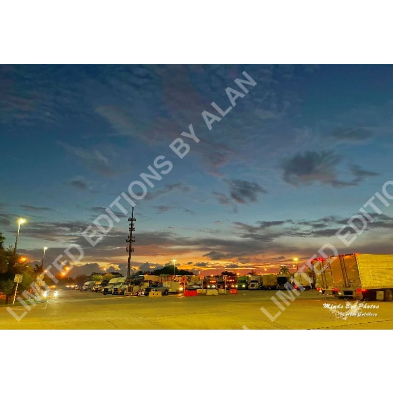 Trucks At Dawn Limited Edition Photo By Alan Goldberg